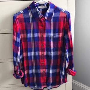 Super soft button down Kittenish blouse.